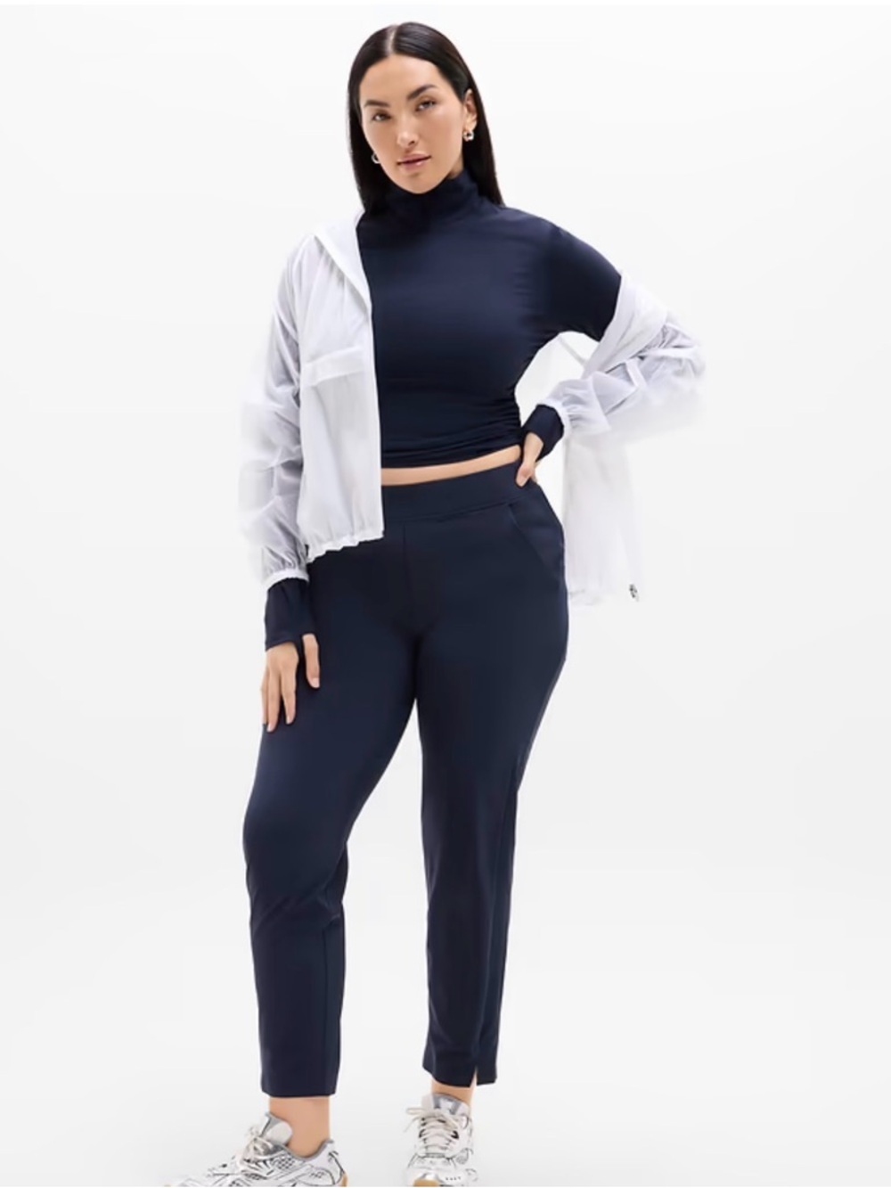 Athleta Brooklyn Ankle Pants in Navy